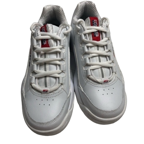 Sketchers SKX white memory foam sneakers 6.5 - Picture 1 of 8